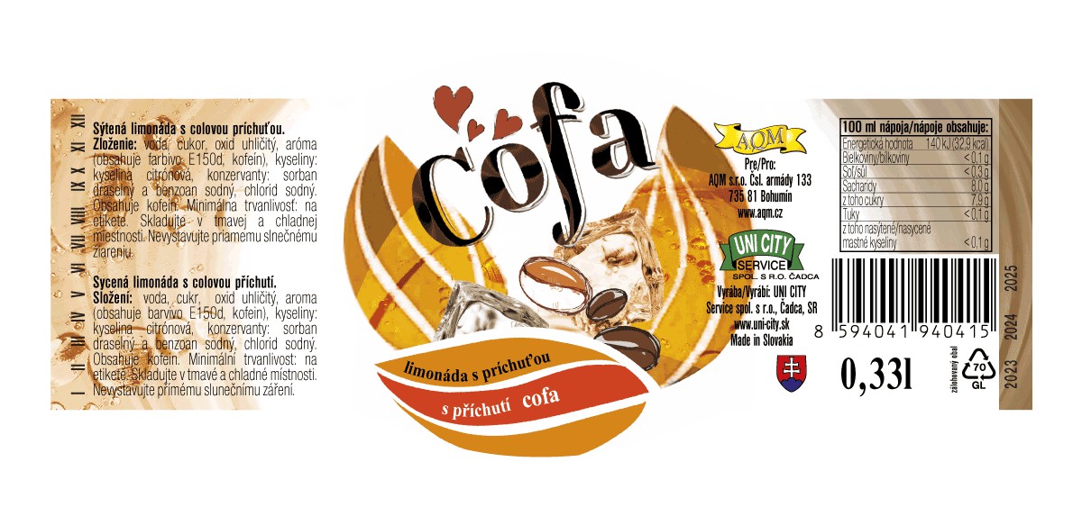 limonada cofa etiketa