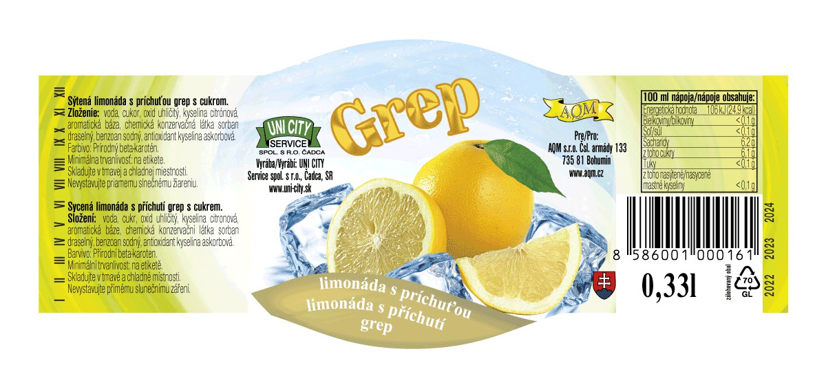 limonada grep etiketa